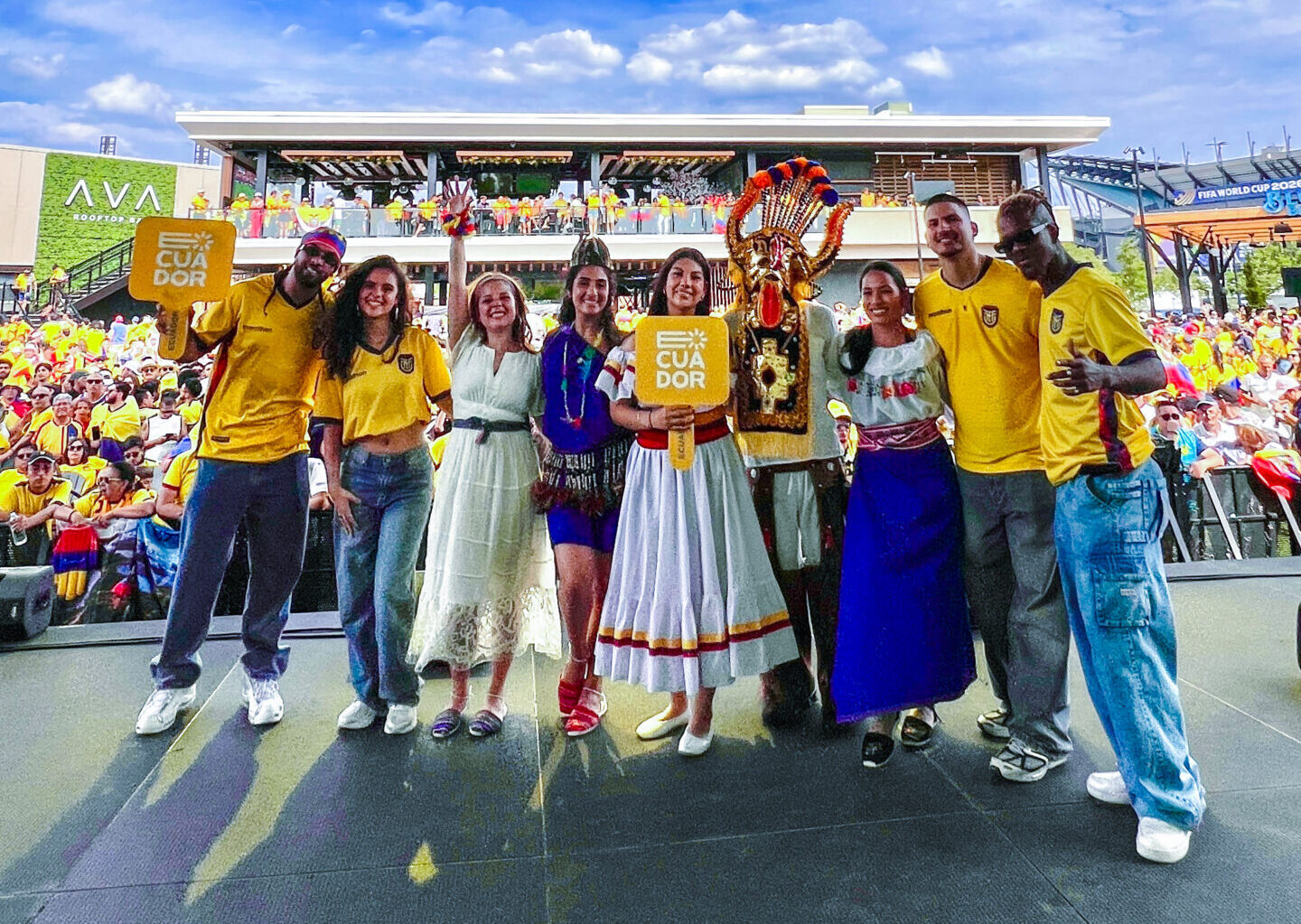 Ecuador en Fan Fest Philadelphia Mundial FIFA 2026